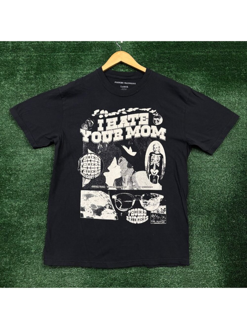 Phoebe Bridgers Punisher ICU Rock T-Shirt Size Large